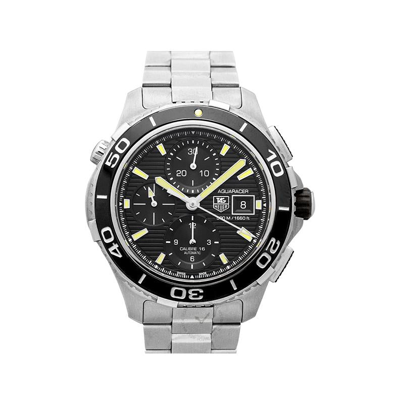 TAG Heuer Aquaracer Calibre 16 Automatic Black Dial Men's Watch