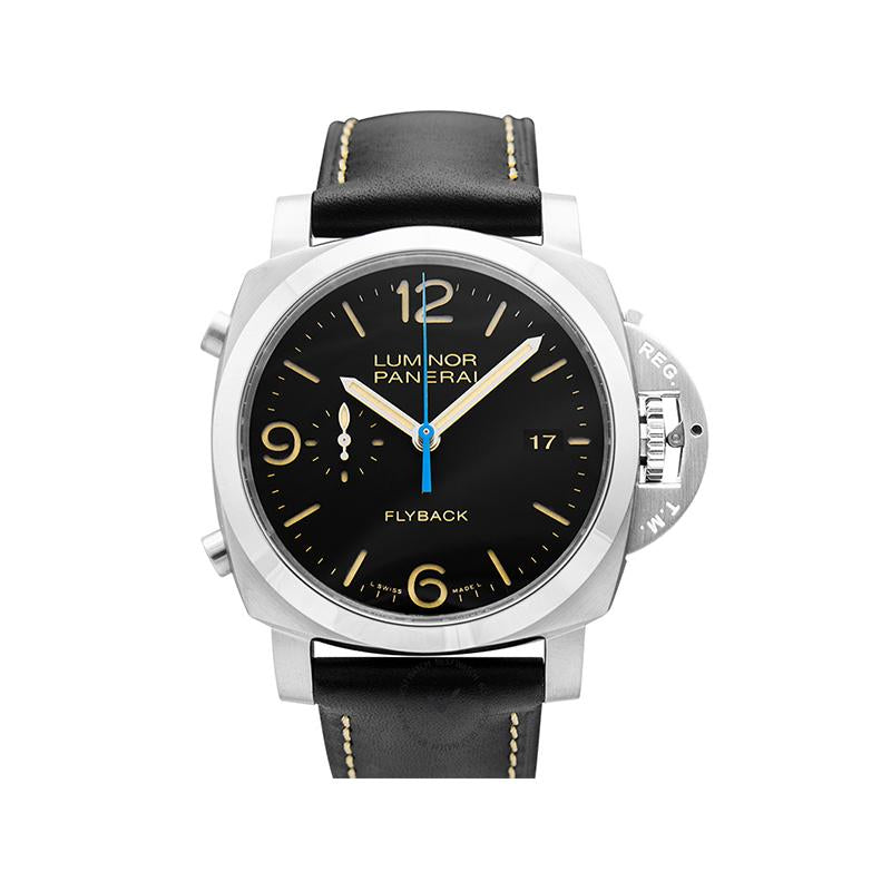 Panerai Luminor Chrono Flyback Automatic Black Dial 44 mm Men's Watch