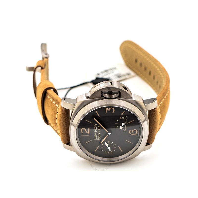 Panerai Luminor 8 Days Power Reserve Manual-winding Brown Dial 44 mm Men's Watch