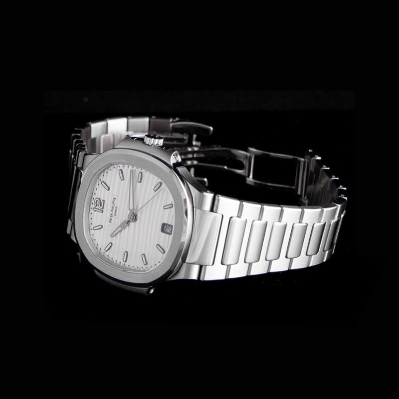 Patek Philippe Nautilus Silver Dial Ladies Watch