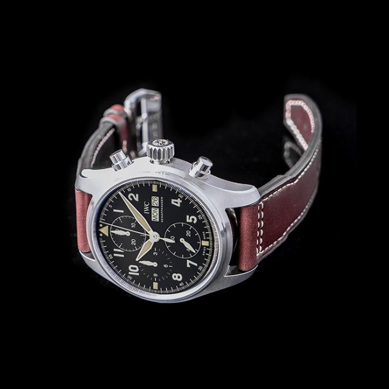 IWC Pilot's Watch Chronograph Spitfire Automatic Black Dial Men's Watch