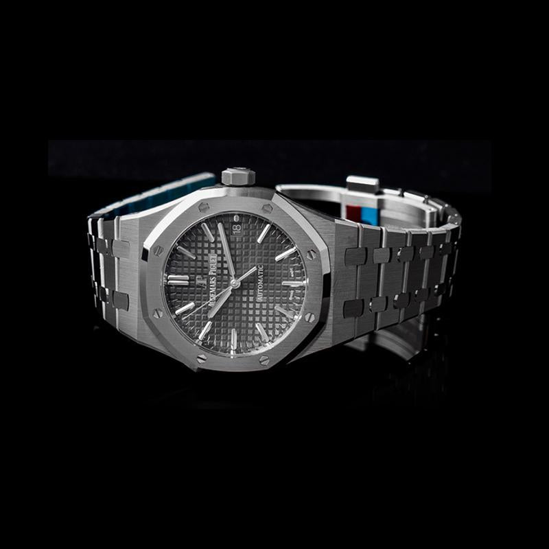 Audemars Piguet Royal Oak Automatic Grey Ruthenium Dial Ladies Watch