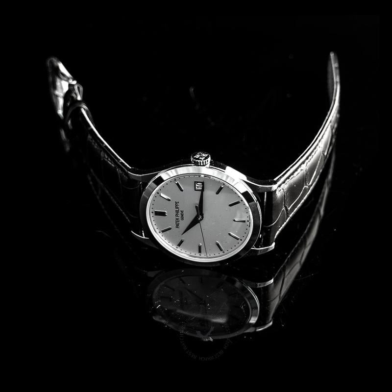 Patek Philippe Calatrava White Dial 18K White Gold Men's Watch