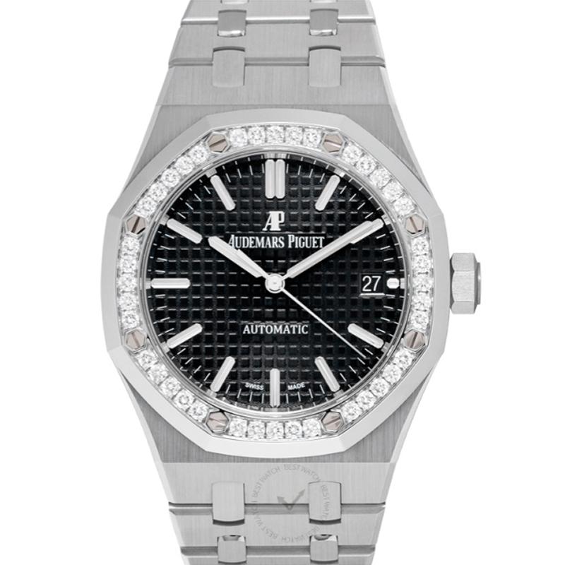 Audemars Piguet Royal Oak Automatic Black Dial Ladies Watch