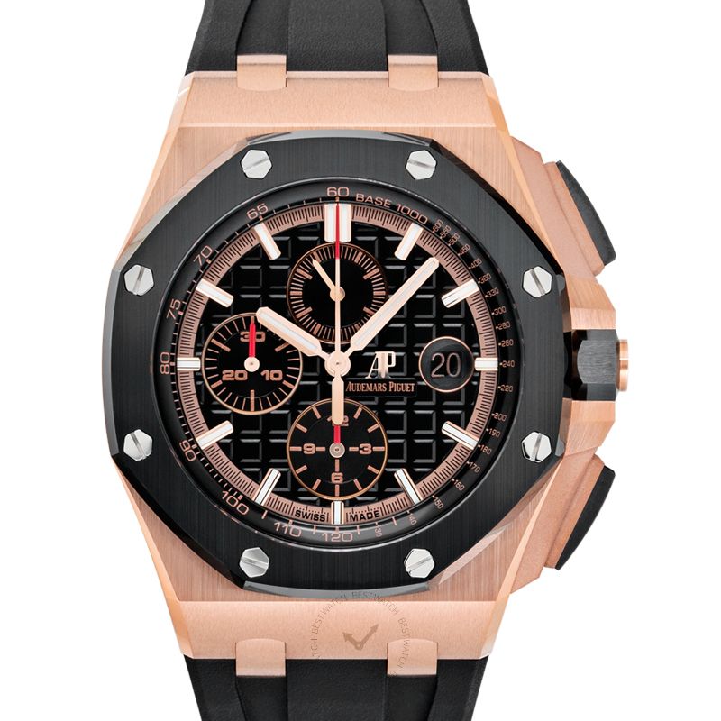 AUDEMARS PIGUET-Royal Oak Offshore Black Dial Men's Watch