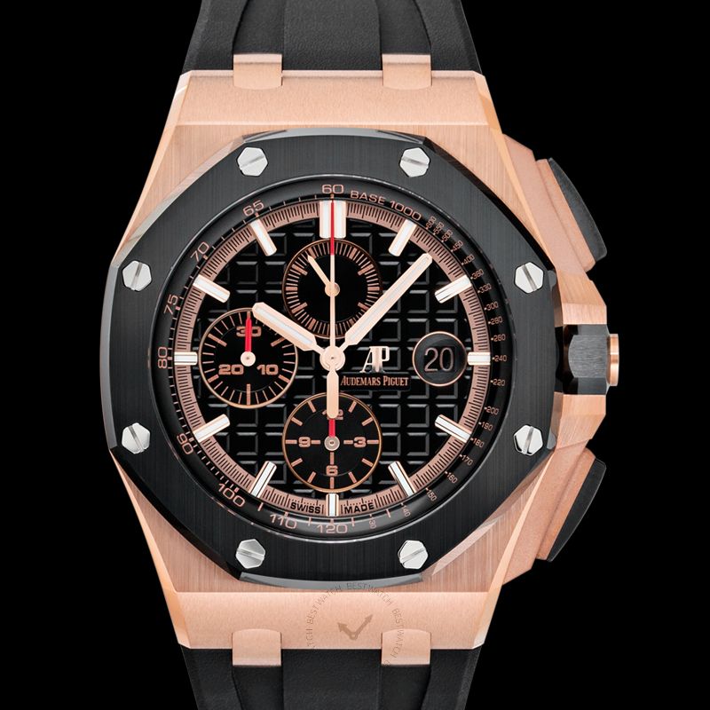 AUDEMARS PIGUET-Royal Oak Offshore Black Dial Men's Watch