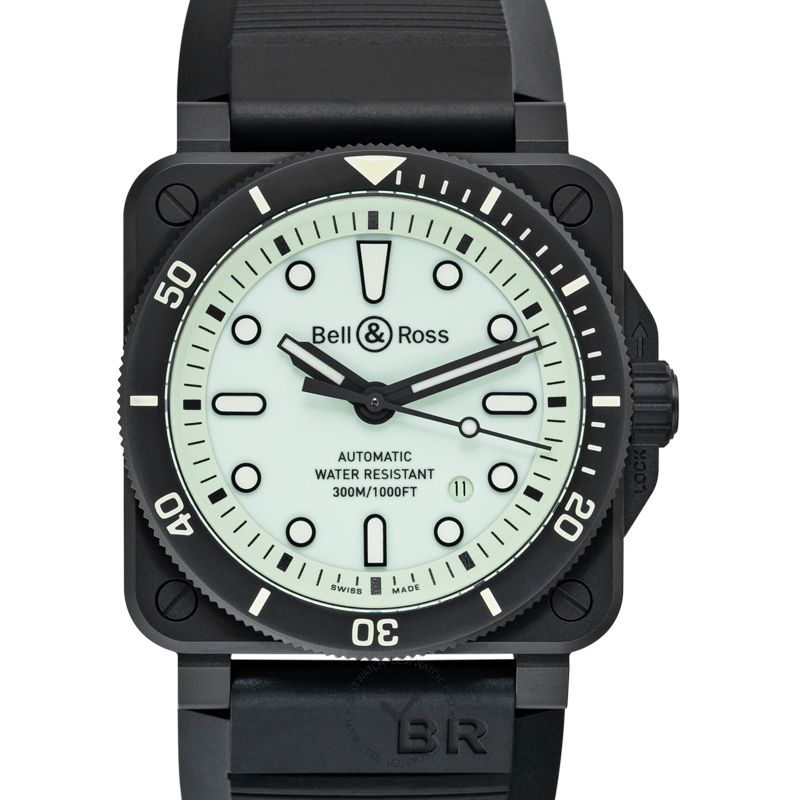 BELL & ROSS-Instruments BR 03-92 Diver Full Lum Men's Watch