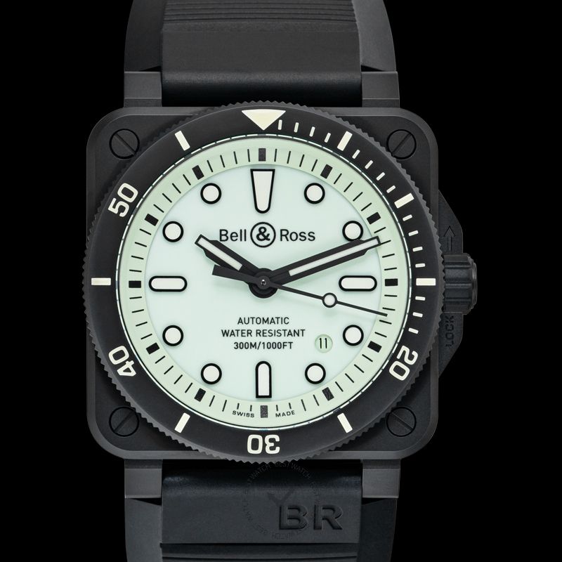 BELL & ROSS-Instruments BR 03-92 Diver Full Lum Men's Watch