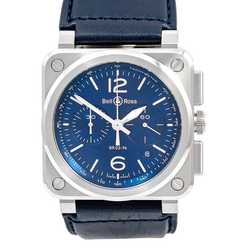 BELL & ROSS-Instruments BR 03-94 Blue Steel Men's Watch