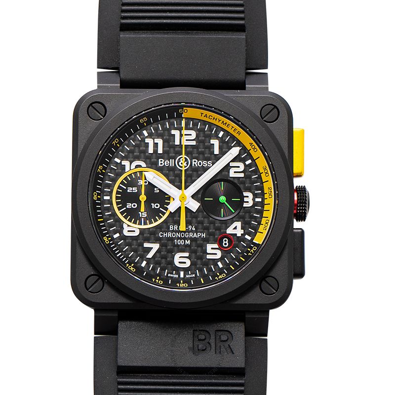 BELL & ROSS-Aviation Instruments Automatic Black Dial Men's Limited Edition Watch