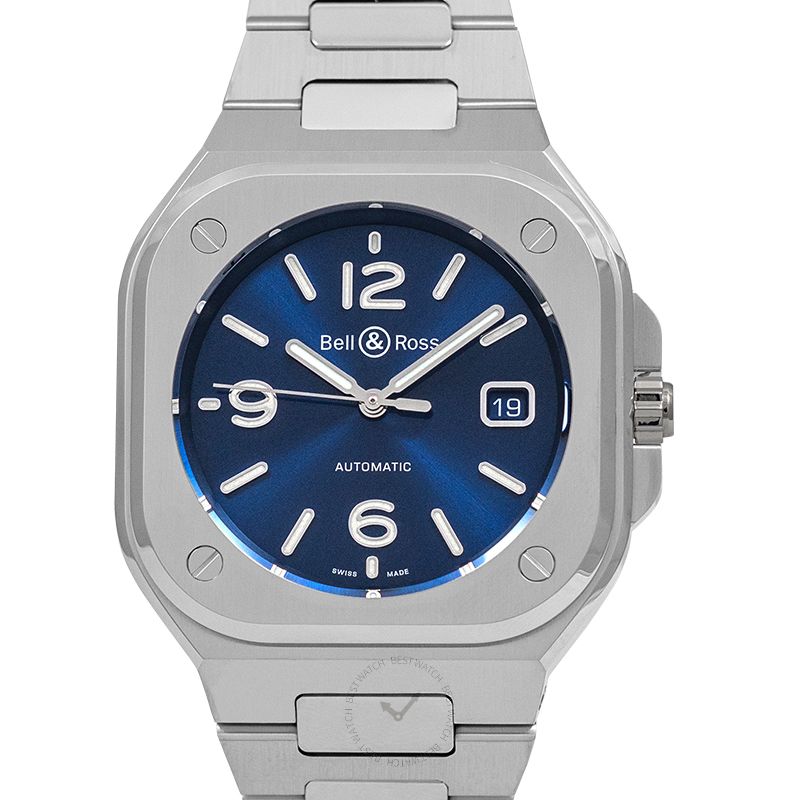 BELL & ROSS-Instruments BR 05 Blue Steel Men's Watch