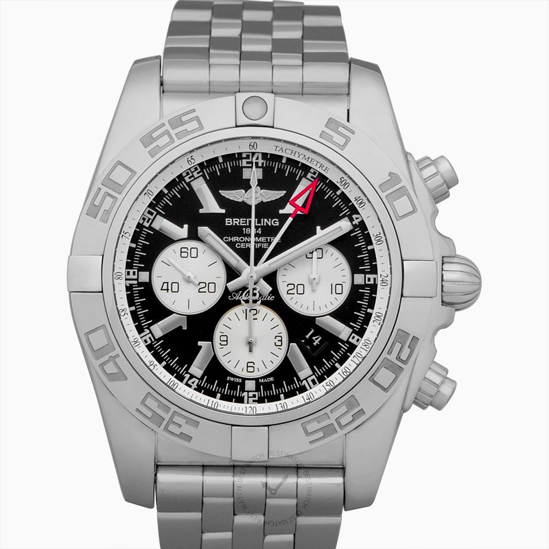 BREITLING-Chronomat GMT Black Dial Chronograph Automatic Men's Watch