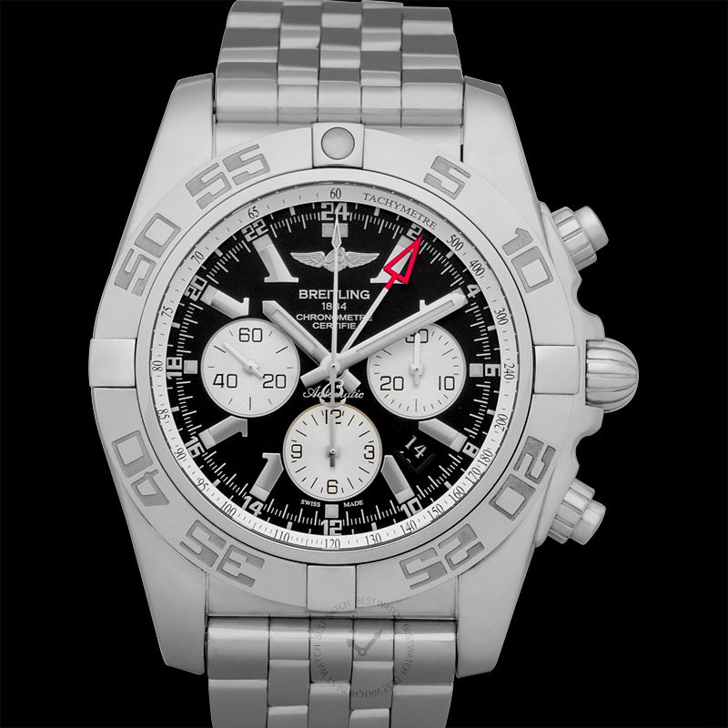 BREITLING-Chronomat GMT Black Dial Chronograph Automatic Men's Watch