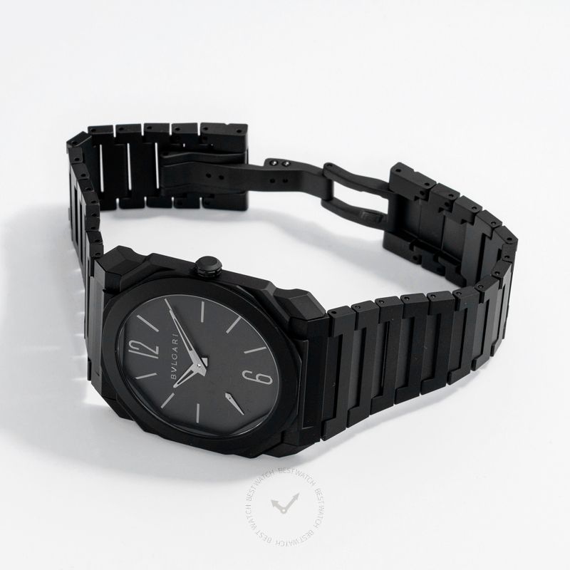 Octo Finissimo Automatic Black Dial Men's Watch