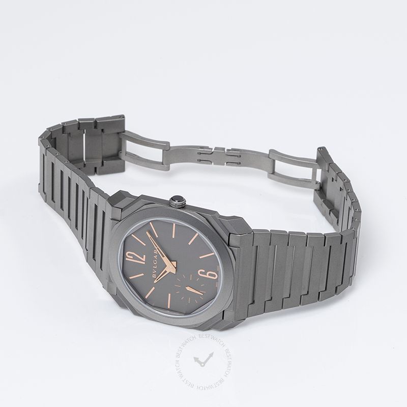 Octo Finissimo Automatic Grey Dial Titanium Men's Watch