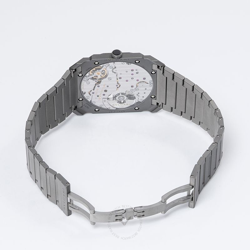 Octo Finissimo Automatic Grey Dial Titanium Men's Watch