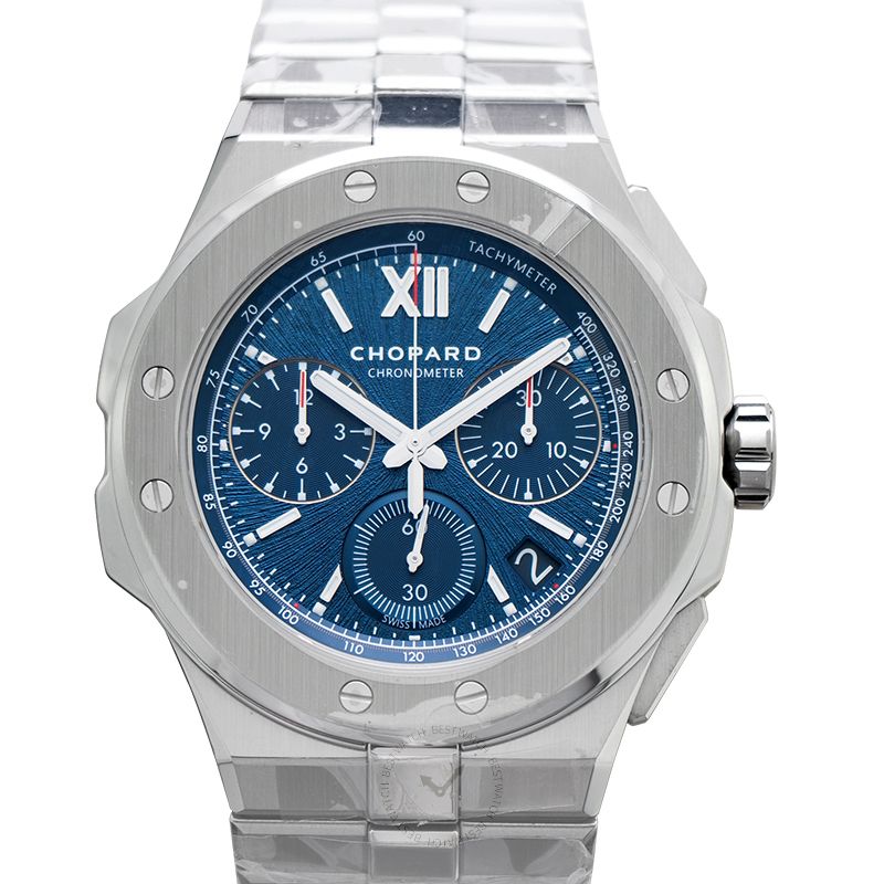 Alpine Eagle XL Chrono Stainless Steel Automatic Aletsch Blue Dial Men's Watch