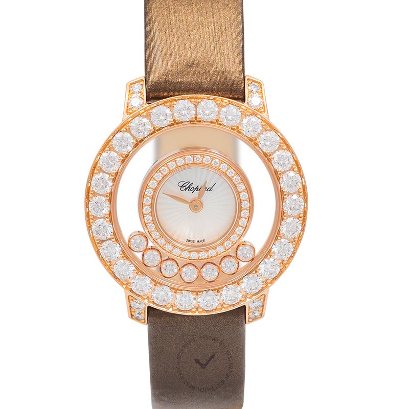 Happy Diamonds Quartz Mother Of Pearl Dial Diamonds Ladies Watch