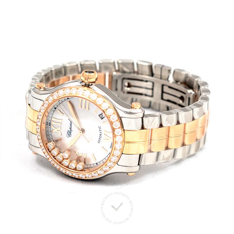 Happy Sport Automatic Mother of pearl Dial Diamonds Ladies Watch