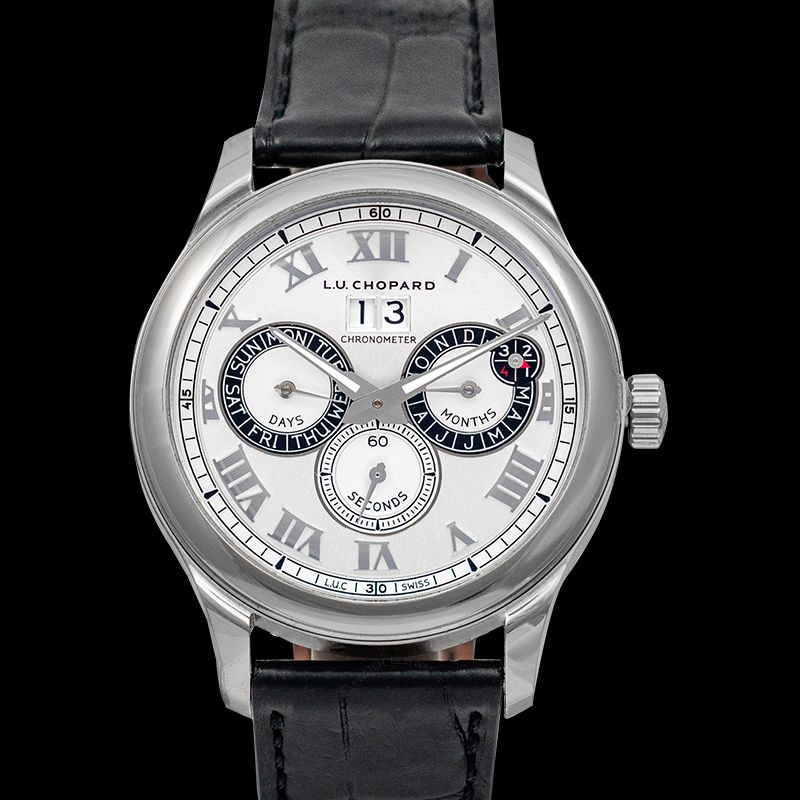 L.U.C. Perpetual Twin Automatic Silver Dial Men's Watch