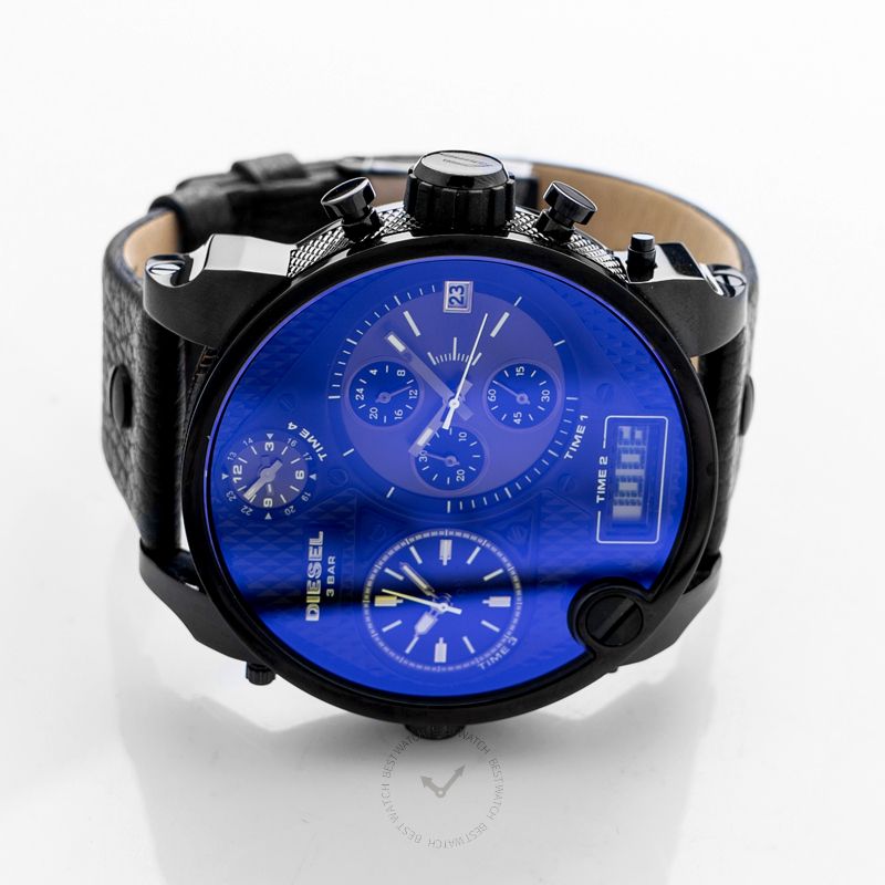 SBA Chronograph Quartz Blue/Black Dial Analog Digital Men's Watch