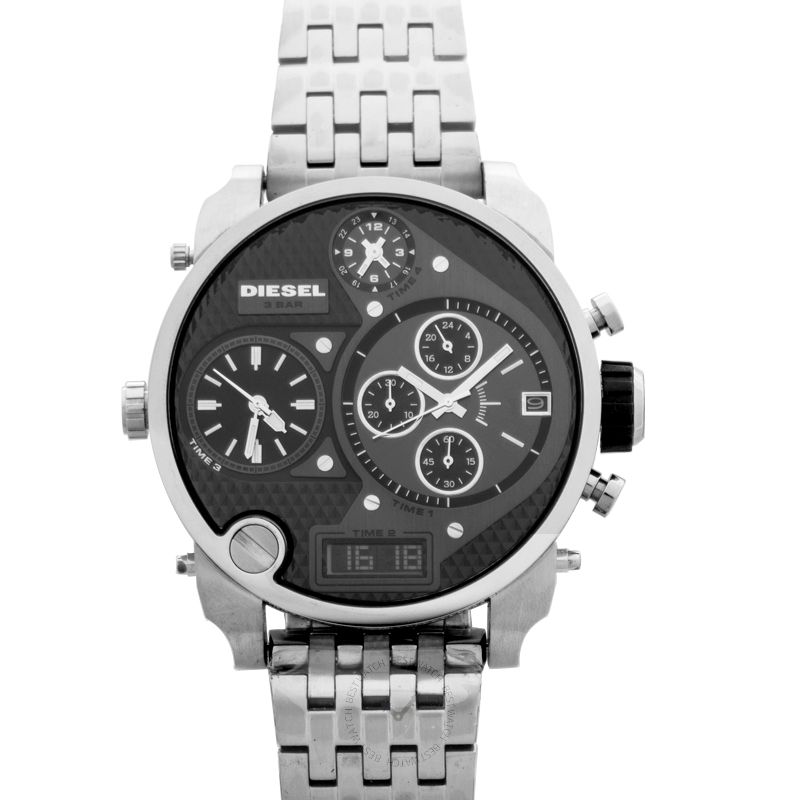 SBA Chronograph Analog Digital Dial Stainless Steel Men's Watch