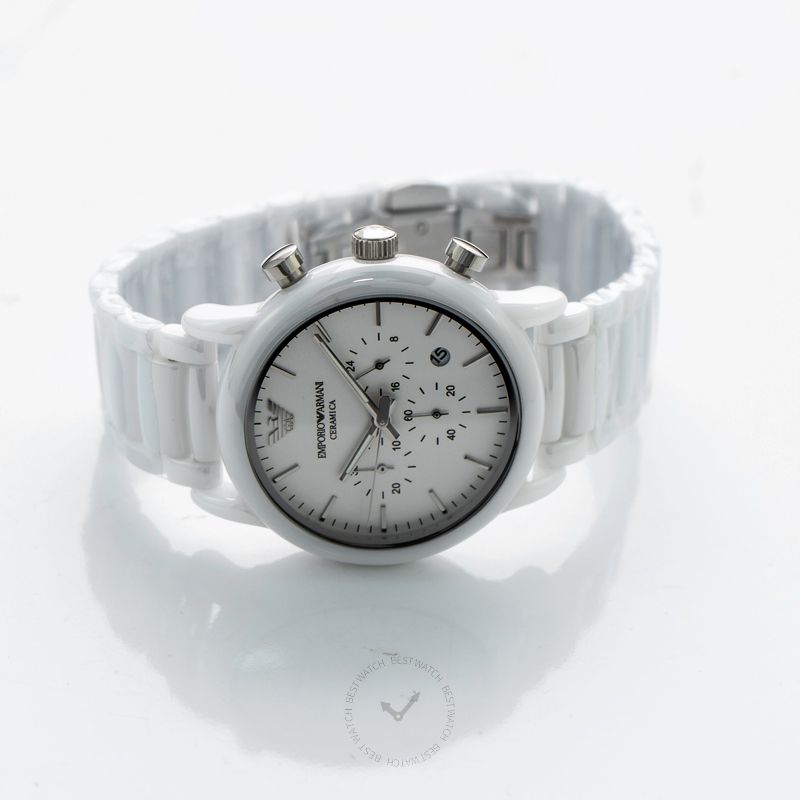 Emporio Armani Luigi Chronograph White Dial Men's Watch