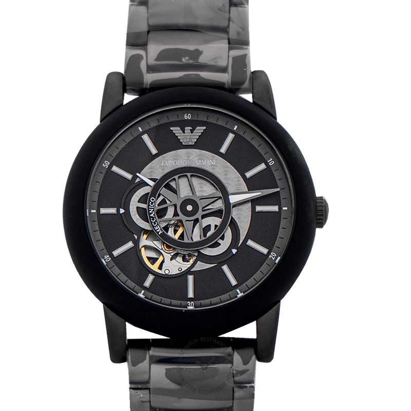 Emporio Armani Luigi Automatic Skeleton Dial Men's Watch