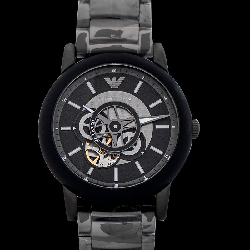 Emporio Armani Luigi Automatic Skeleton Dial Men's Watch