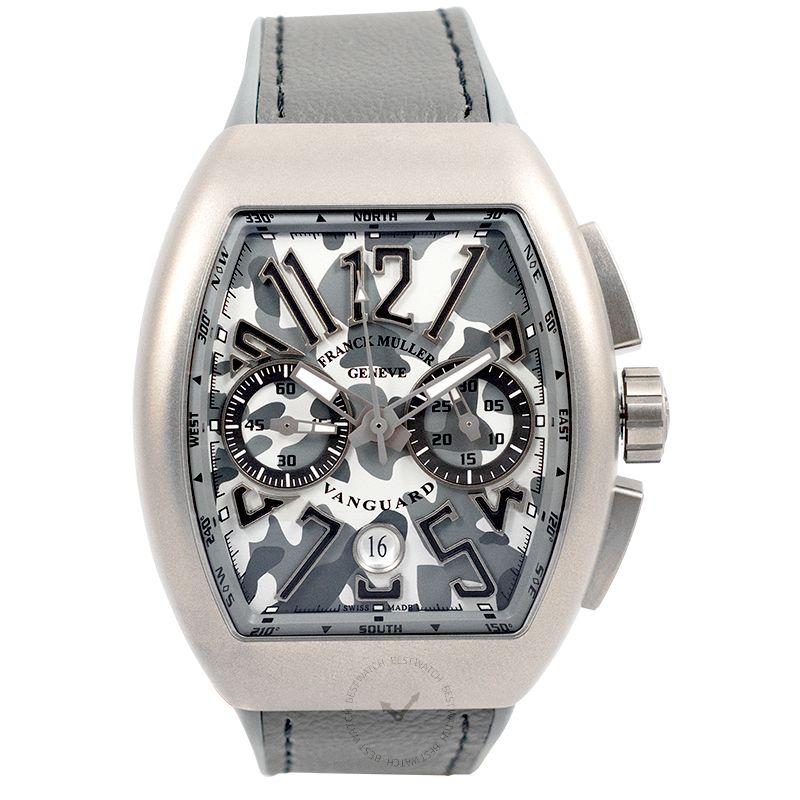 Franck Muller Vanguard Chronograph Automatic Grey Dial Men's Watch