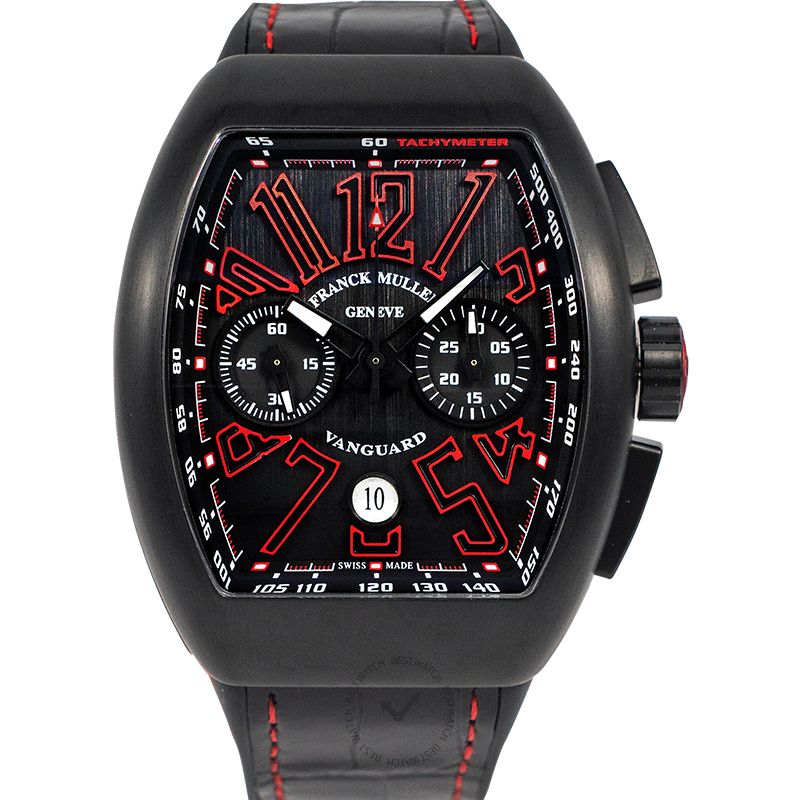 Franck Muller Vanguard Chronograph Automatic Black Dial Men's Watch