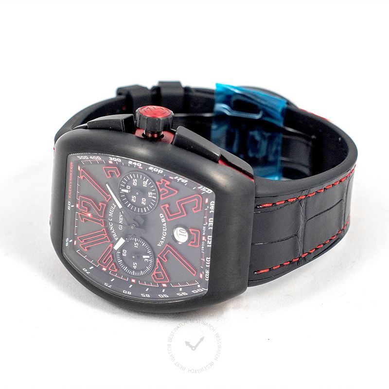 Franck Muller Vanguard Chronograph Automatic Black Dial Men's Watch