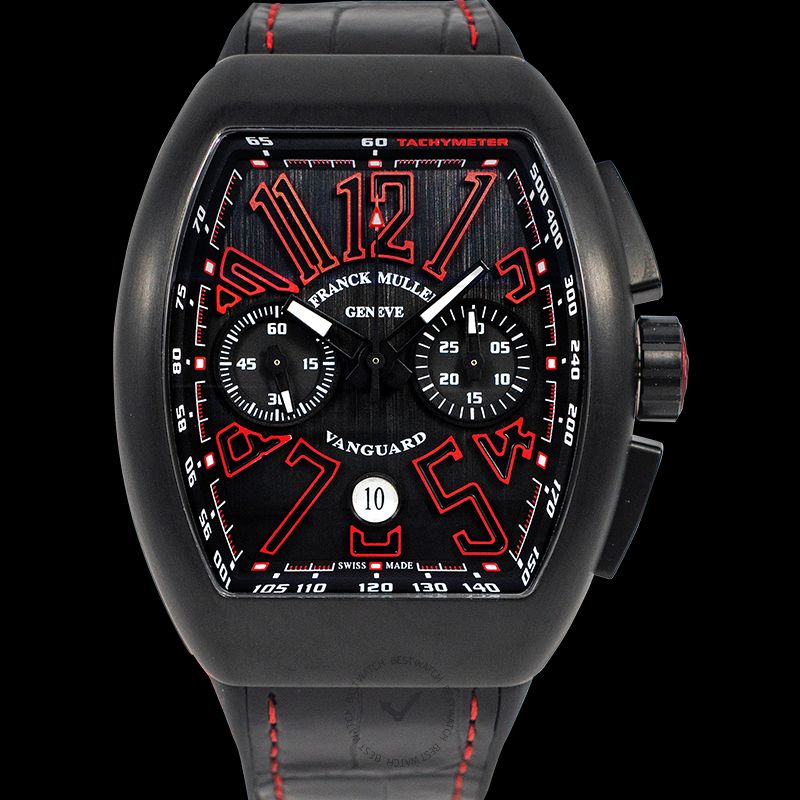 Franck Muller Vanguard Chronograph Automatic Black Dial Men's Watch