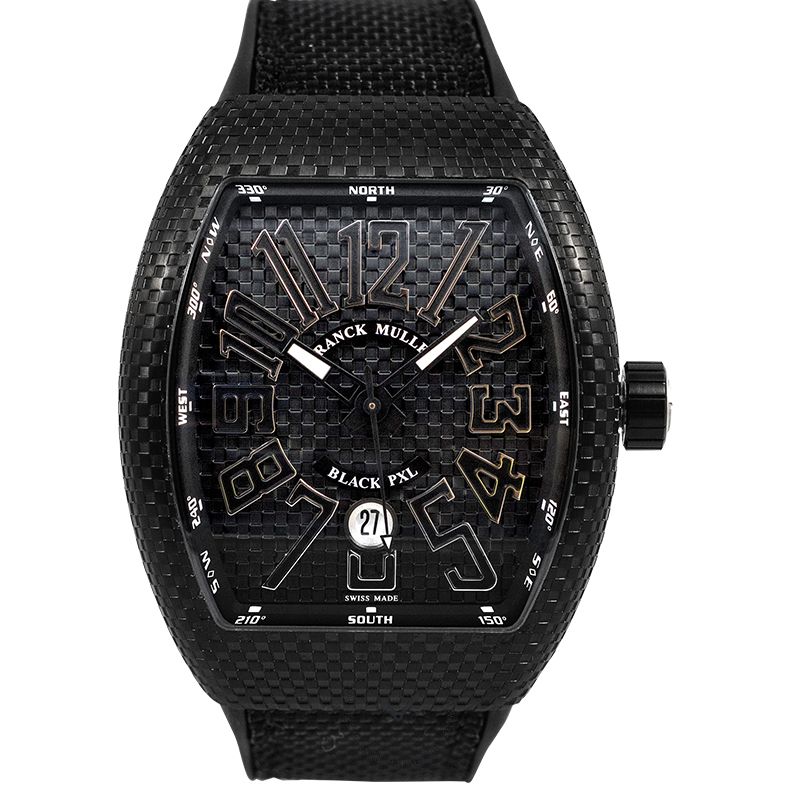 Franck Muller Vanguard Pixel Automatic Black Dial Men's Watch