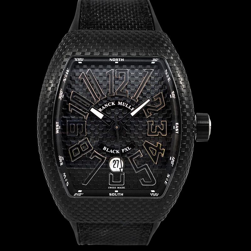 Franck Muller Vanguard Pixel Automatic Black Dial Men's Watch