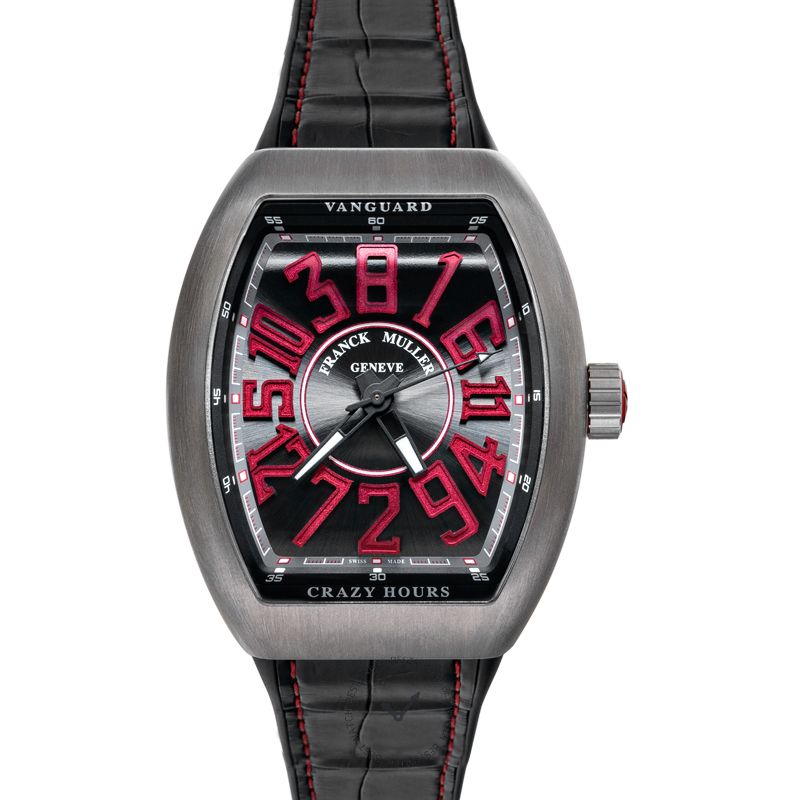 Franck Muller Vanguard Crazy Hours Black Dial Men's Watch