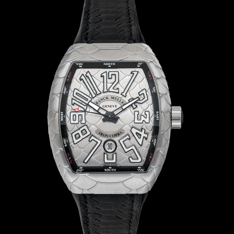 Franck Muller Vanguard Iron Cobra Stainless Steel Men's Watch