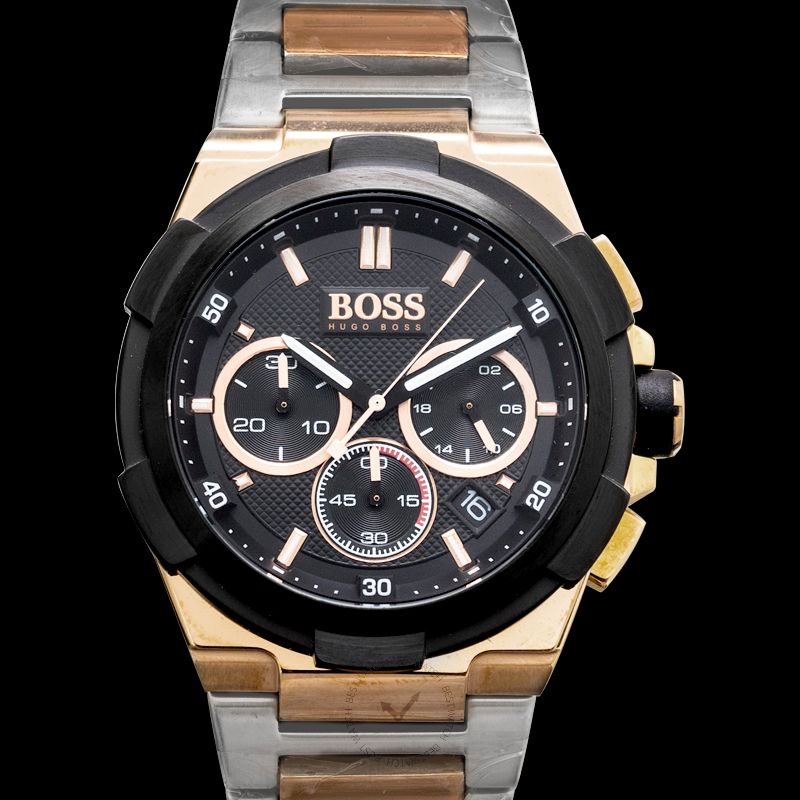 Hugo Boss Supernova Quartz Black Dial Men's Watch