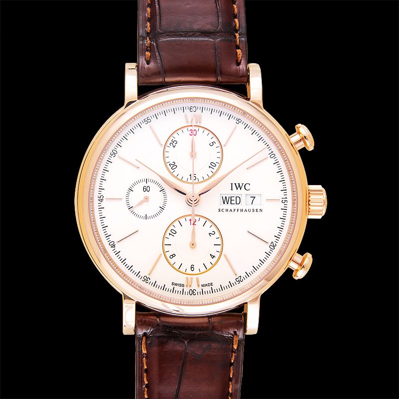 Portofino Chronograph Automatic Silver Dial Men's Watch