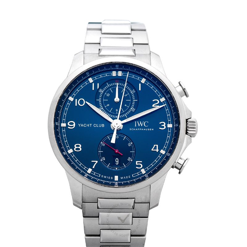 Portugieser Yacht Club Chronograph Automatic Blue Dial Men's Watch