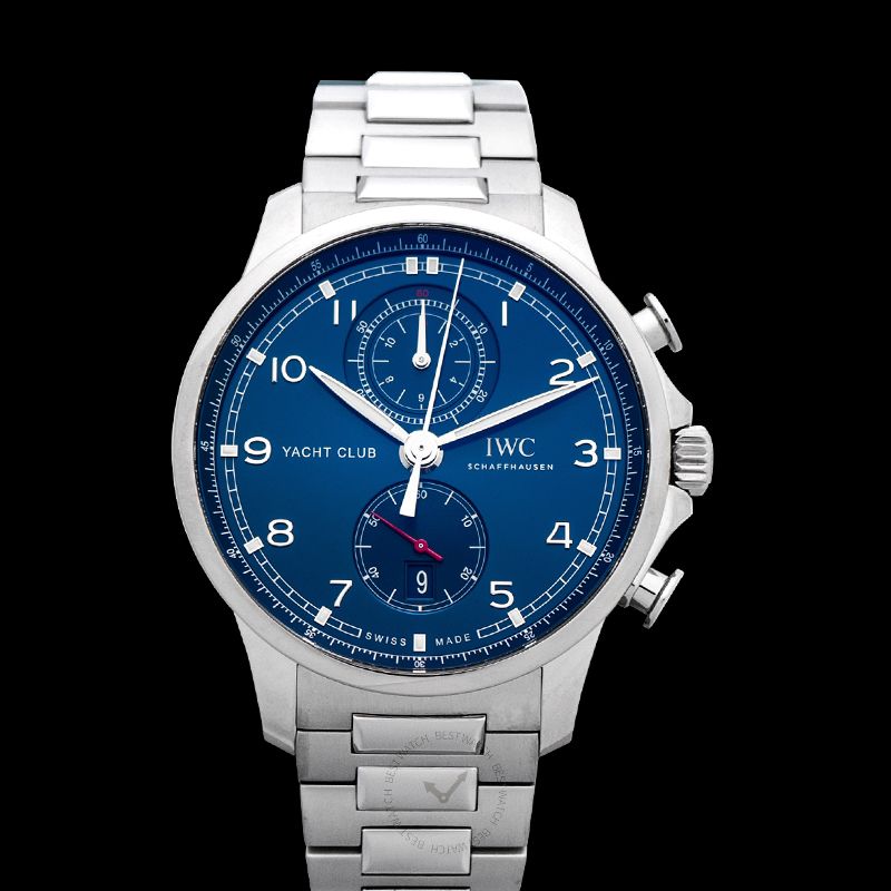 Portugieser Yacht Club Chronograph Automatic Blue Dial Men's Watch