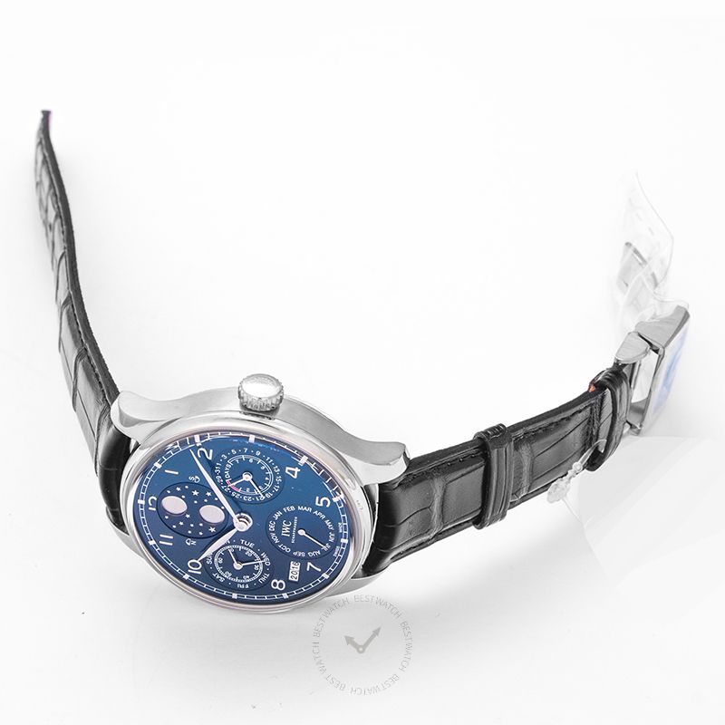 Portugieser Perpetual Calendar Automatic Blue Dial Men's Watch