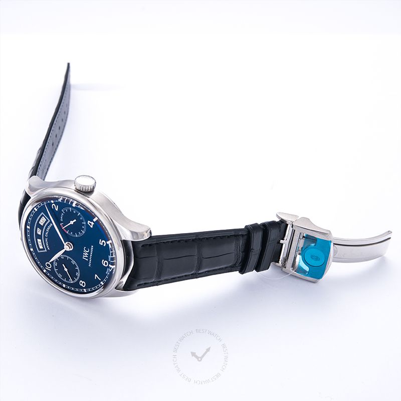 Portugieser Annual Calendar Automatic Blue Dial Men's Watch