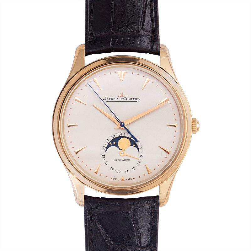 Jaeger LeCoultre Master Ultra Thin Moonphase Automatic Beige Dial Men's Watch