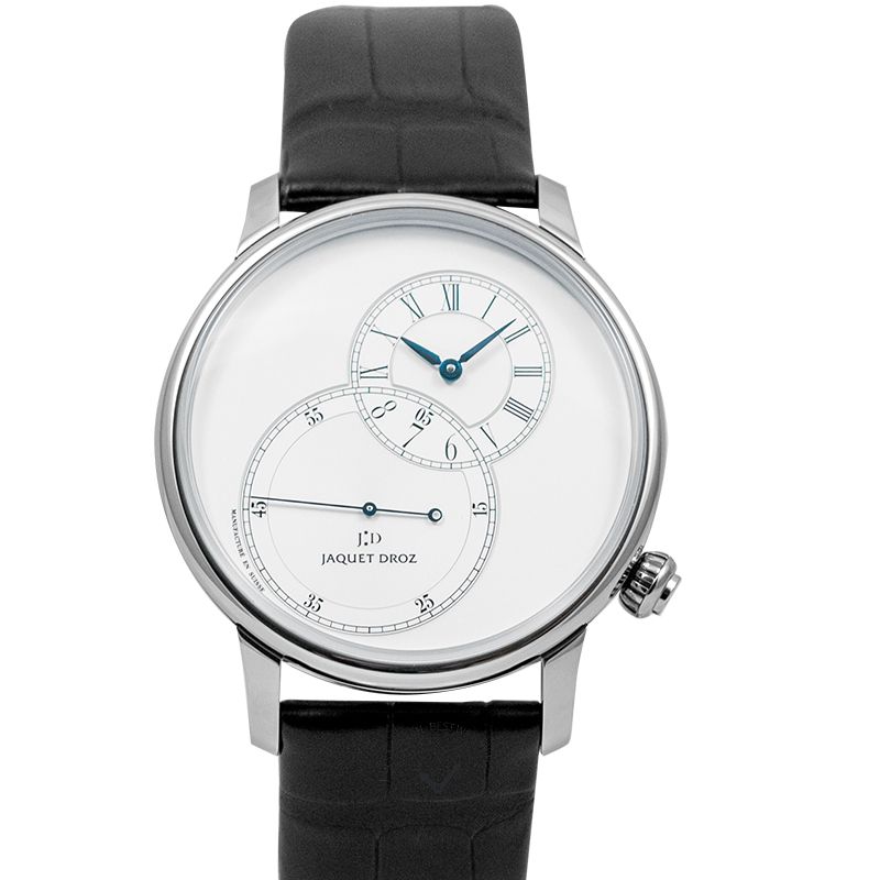 Jaquet Droz Grande Seconde Off-Centered Automatic Silver Dial Men's Watch