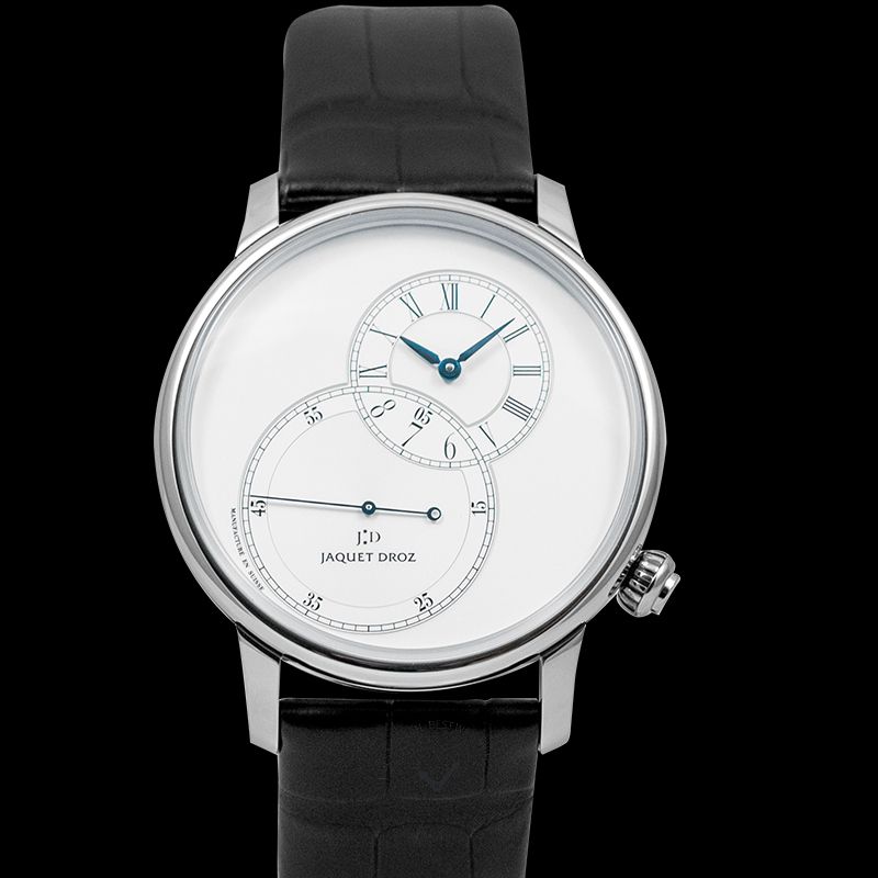 Jaquet Droz Grande Seconde Off-Centered Automatic Silver Dial Men's Watch