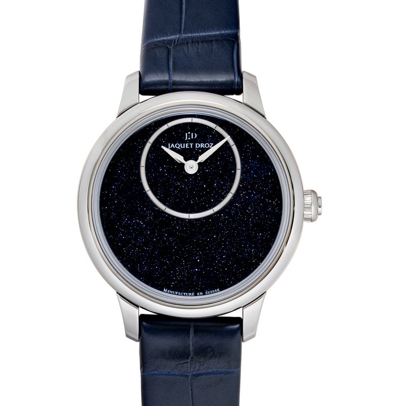 Jaquet Droz Petite Heure Minute 35mm Automatic Blue Dial Ladies Watch