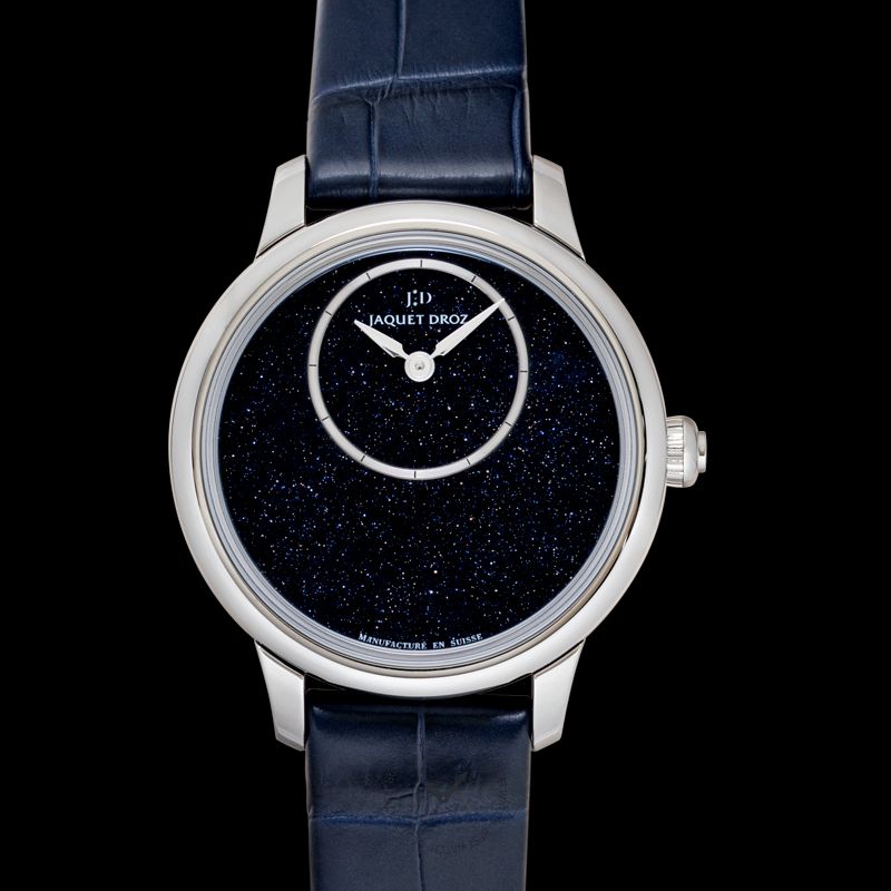 Jaquet Droz Petite Heure Minute 35mm Automatic Blue Dial Ladies Watch