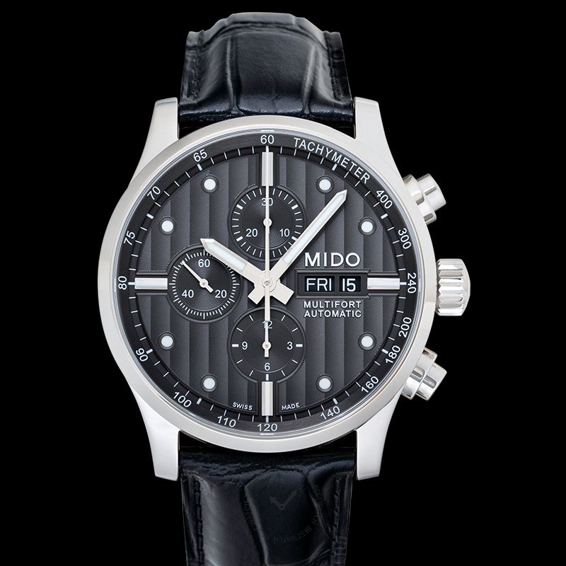 Mido Multifort Automatic Black Dial Men's Watch