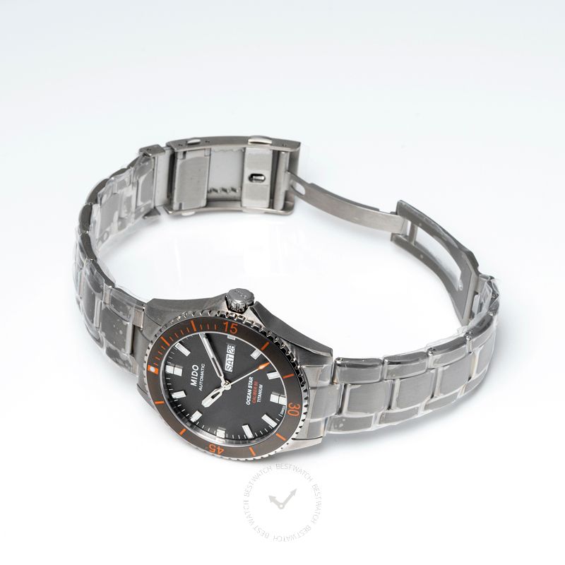 Mido Ocean Star Automatic Grey Dial Titanium Men's Watch